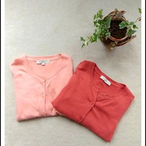 2 for 1, Loft Cardigans, 3/4 Sleeve, Med Petite